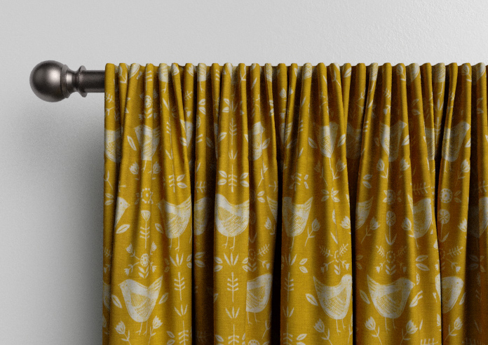 Narvik, Ochre - Made to Measure Curtains - Image 9